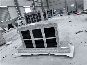 China G603 Grey Granite Columbarium Niches American Style