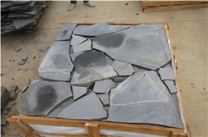 Crazy Stone Grey Basalt Irregular Flagstone