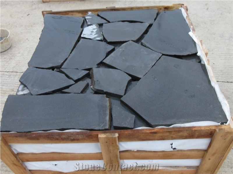 Crazy Stone Grey Basalt Irregular Flagstone