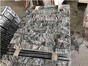 Cultured Stone Black Wooden Wall Cladding Veneer