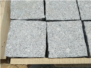 G375 Grey Granite Cobble Stone Paver Stone G375 Grey Granite Cobble Stone Paver Stone