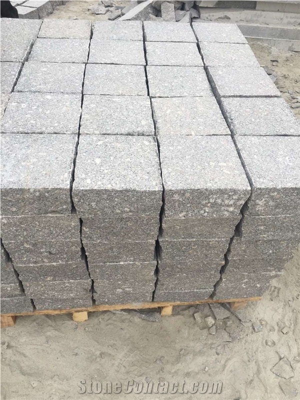 G375 Grey Granite Cobble Stone Paver Stone