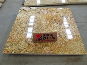 Golden King Granite Polished Tile Cut To Size