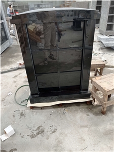 India Black Granite Mausoleum Columbarium American Style