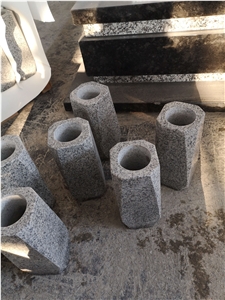 Moumental Vase Memorial Granite G603 Romania Style
