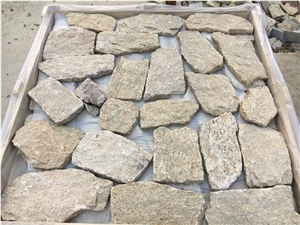 Tiger Skin Yellow Granite Crazy Random Size Loose Stone Tiger Skin Yellow Granite Crazy Random Size Loose Stone