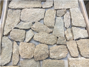 Tiger Skin Yellow Granite Crazy Random Size Loose Stone