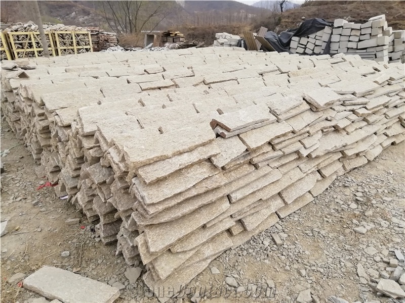 Tiger Skin Yellow Granite Crazy Random Size Loose Stone