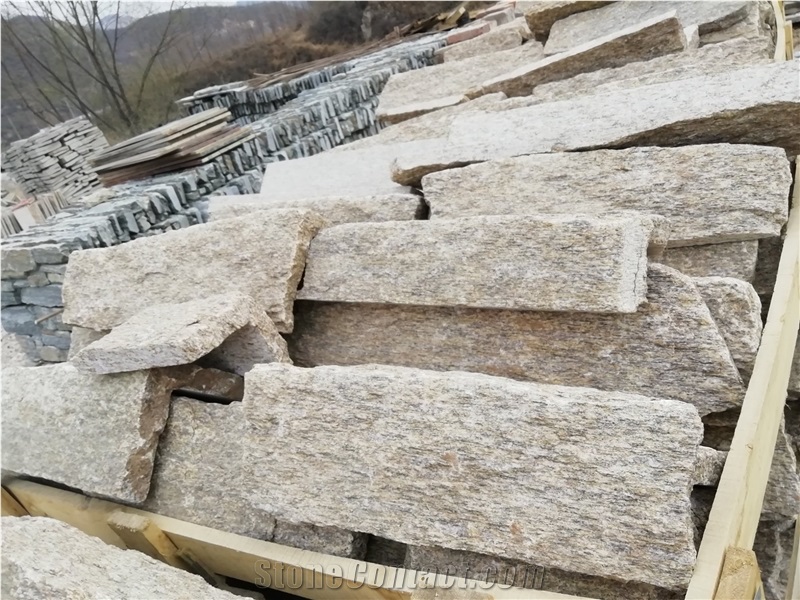 Tiger Skin Yellow Granite Crazy Random Size Loose Stone