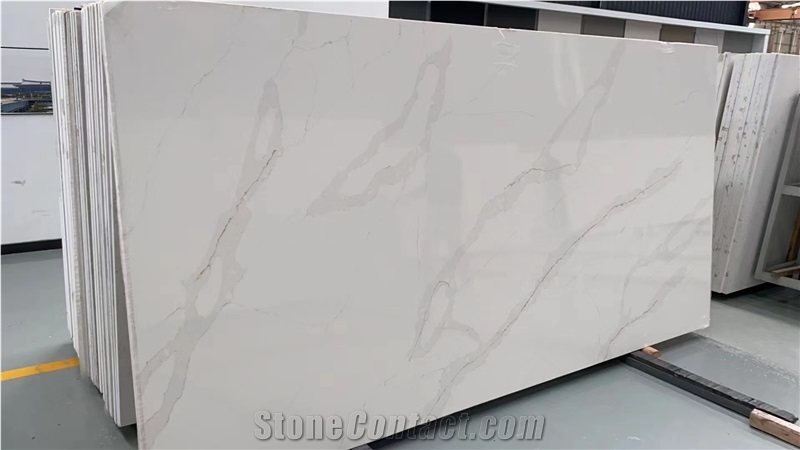 White Sintered Stone Slabs
