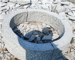 Arc Curve Granite Stone Kerbstone Garden Roadside Stone