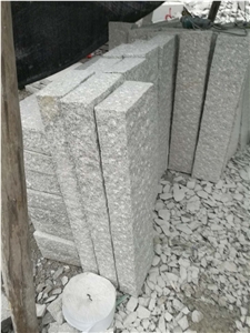 Cheap Pineapple Light Grey Granite Curbstone Kerbs Kerbstone