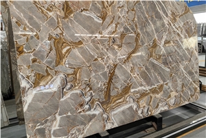 Exotic Red White Marble Tile Natural Stone For Home House