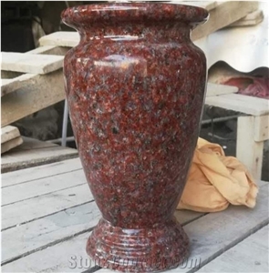 Funeral Accessories,Monumental Granite Vase For Tombstones