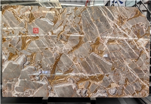 Golden Marble Slabs