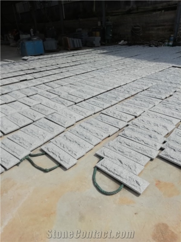 Granite Mushroomed Stone Cladding Exterior Garden Wall Tiles