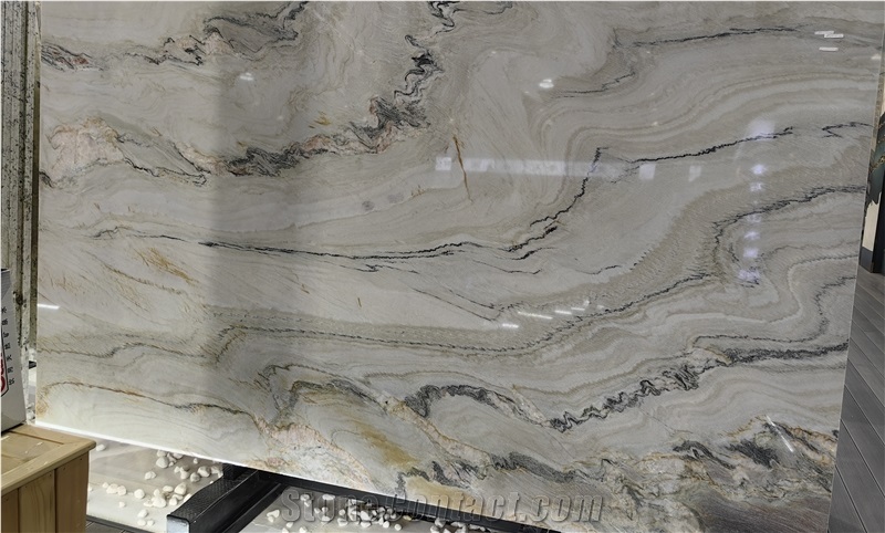 Ocean Wave Quartzite,Ocean Gold Silk Quartzite Background