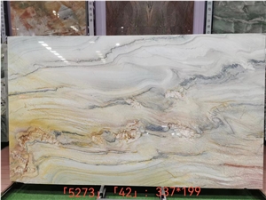 Ocean Wave Quartzite,Ocean Gold Silk Quartzite Background