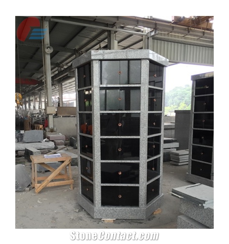 American Design Granite 72 Niche Columbarium For Cemetery