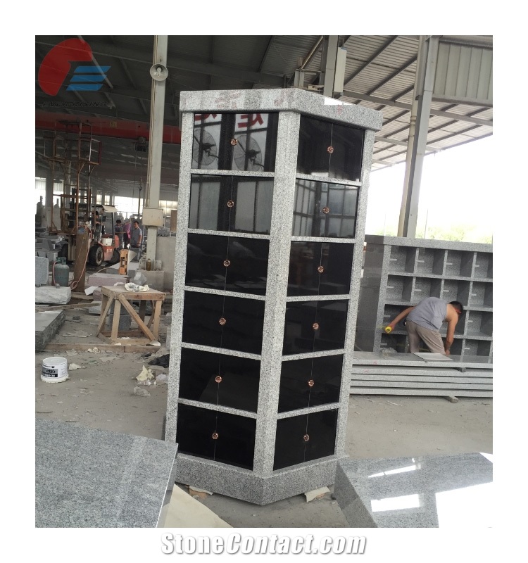 American Design Granite 72 Niche Columbarium For Cemetery