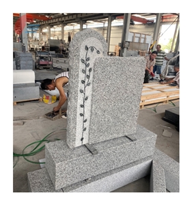 Cheapest G603 Granite Tombstone, Customized Monuments
