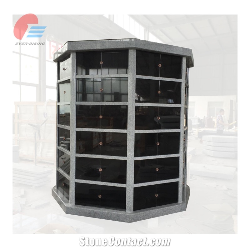 China Grey G633 Hexagon 96 Niche Columbarium