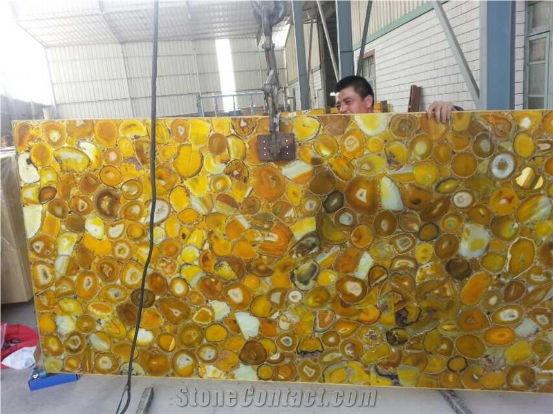 Agate Stone Semiprecious Stone Tiles& Slabs
