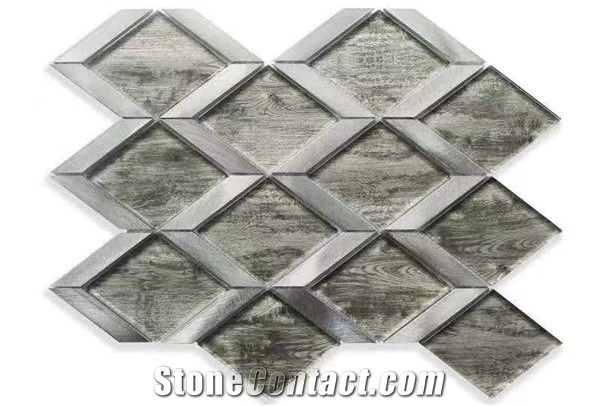 Glass Mosaic Tiles New Patterns Customer Size