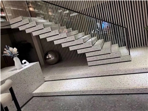 Terrazzo Tiles In Black/White/Grey