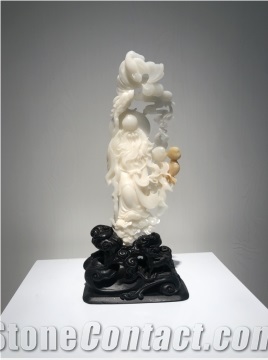 China White Marble Stone Religion Sculpture