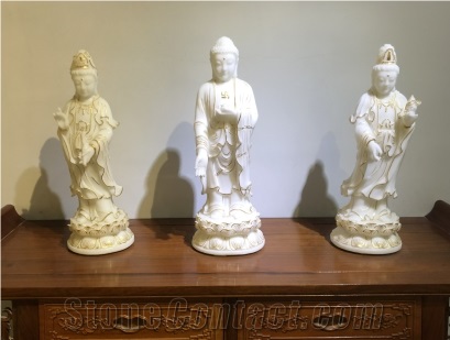 China White Marble Stone Religion Sculpture