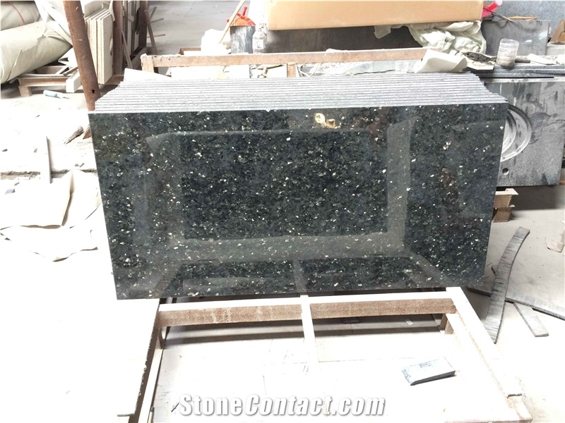New Emerald Green Pearl Granite With Competitive Price