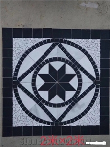 Stone Marble Meddallions For Hall Floor Tile