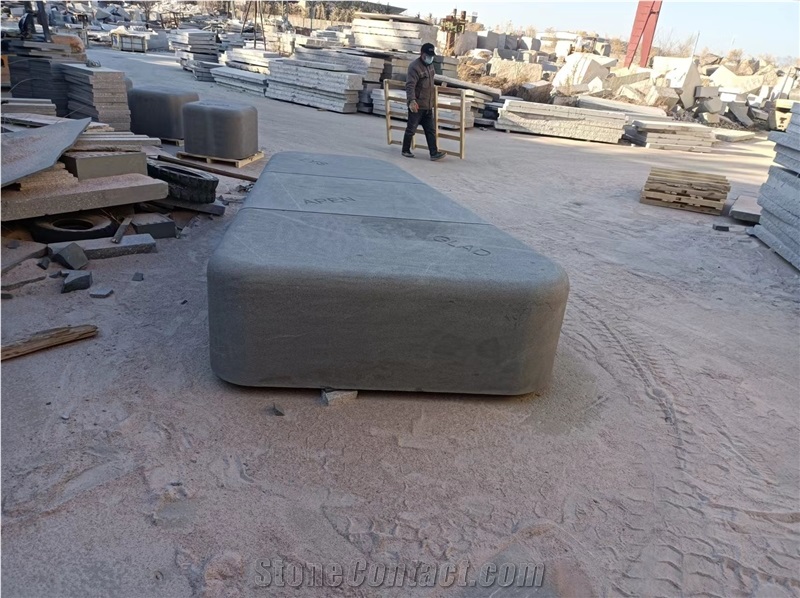 Black Granite Border Kerbs Stone Outdoor Border Coping