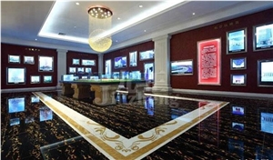 Artificial Dark Emperador Brown Quartz Slabs