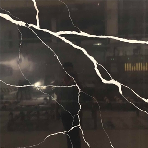Black Artificial Stone Quartz Slabs