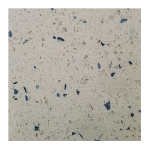 Blue Sea Quartz Engineer Stone For Tops Slabs & Tiles
