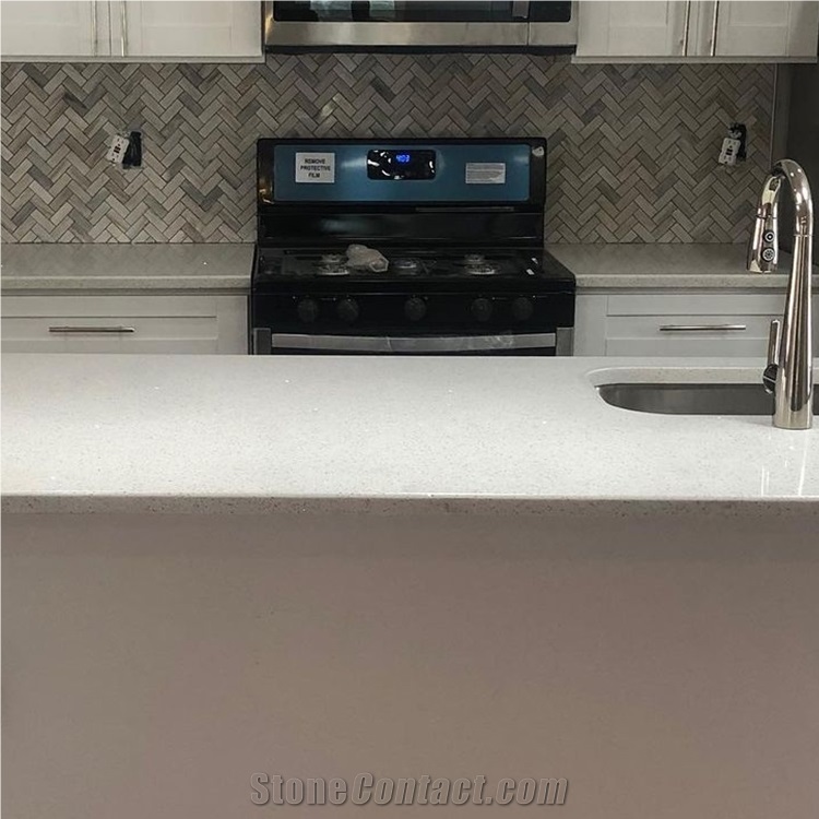 Blue Sea Quartz Engineer Stone For Tops Slabs & Tiles