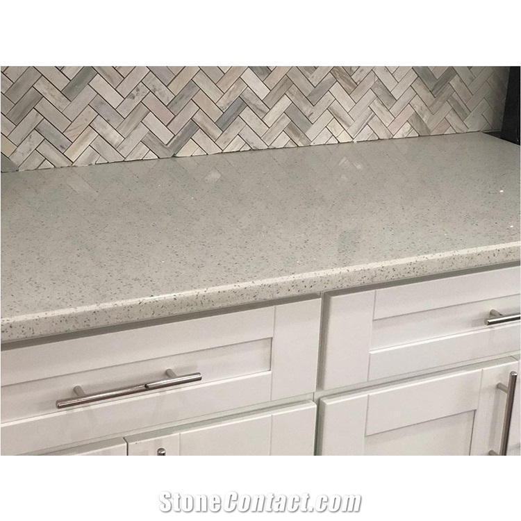Crystal Artificial Quartz Stone Tile Slabs