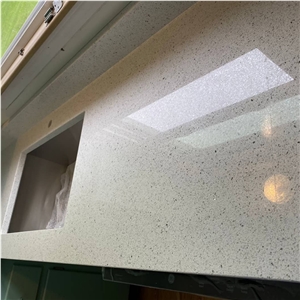Crystal Artificial Quartz Stone Tile Slabs