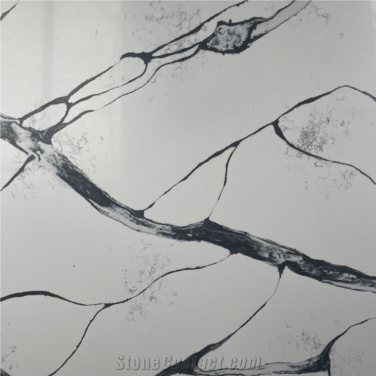 Engineered Stone Statuario White Marble Slabs & Tiles