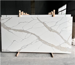 Factory Price Artificial Stone Calacatta Quartz Slabs