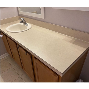 Gold Beige Quartz Stone Slab