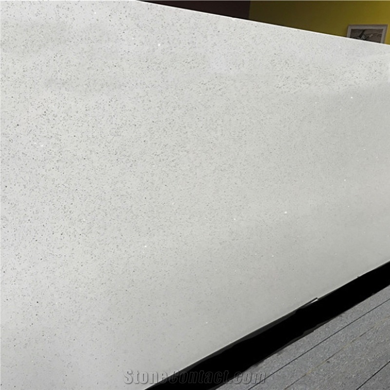 Platinum White Artificial Stone Quartz Slabs