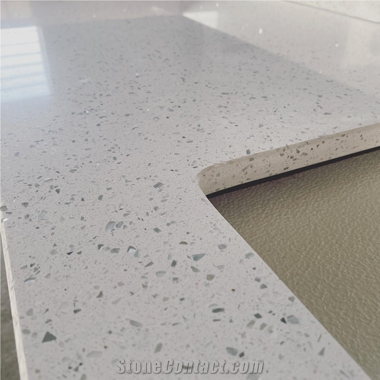 Platinum White Artificial Stone Quartz Slabs