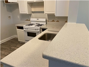 Platinum White Artificial Stone Quartz Slabs