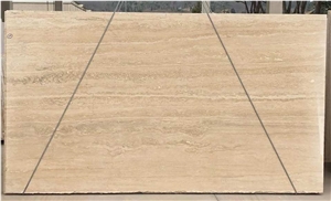 Beige Travertine Slabs Turkey Natural Stone Tile