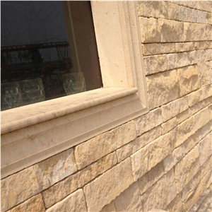 China Beige Natural Limestone Slabs
