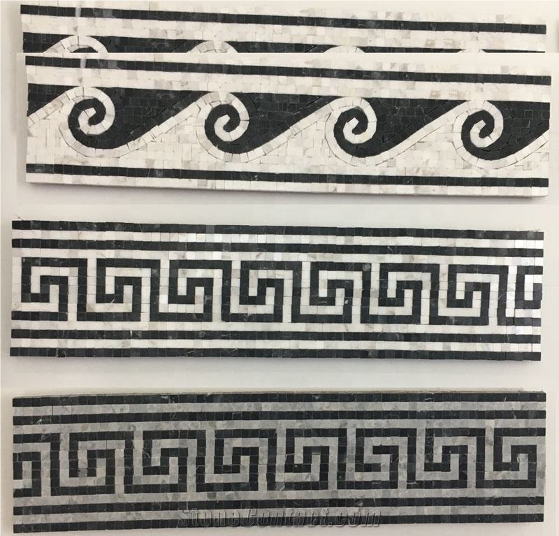 Dark Emperador Brown Natural Marble Mosaic Tiles