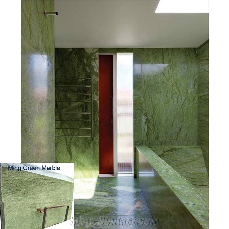 Ming Green Marble Slabs China Natural Green Stone